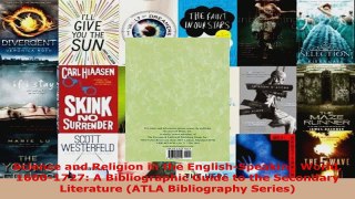 Read  Science and Religion in the EnglishSpeaking World 16001727 A Bibliographic Guide to the Ebook Free