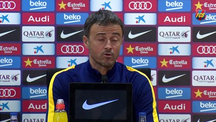 Luis Enrique: “El tridente es el mejor de la historia del fútbol”