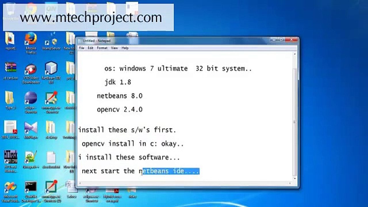 Final Year Java Project output