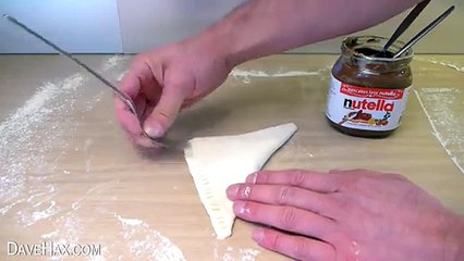 Nutella Puff Pastry Turnover Recipe