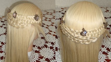 4 Strand Slide-Up Braid Hairstyle Tutorial