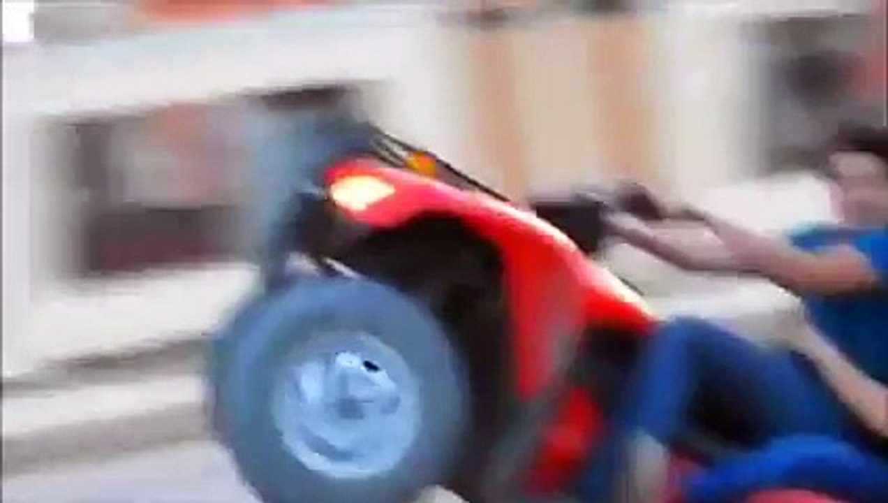 Wheeling en quad Fail