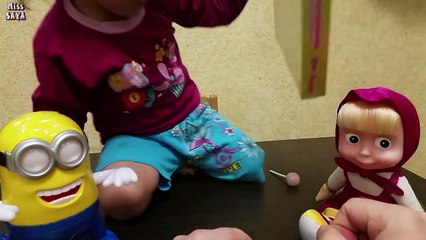 Видео для Детей .Штампики для рисования Маша и Ме�