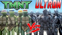 TEENAGE MUTANT NINJA TURTLES VS ULTRON ARMY - EPIC BATTLE