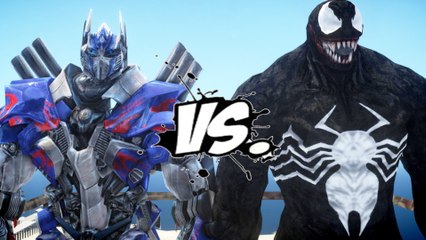 OPTIMUS PRIME VS VENOM - EPIC BATTLE