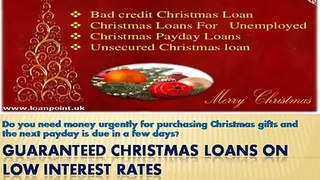 Christmas loans For Celebrating the Festival