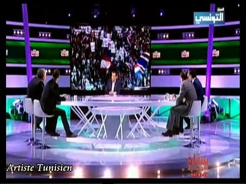 عركة بين فوزي البنزرتي و حاتم الطرابلسي على قناة الحوار التونسي