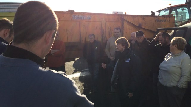 Romuald Le Bris (Leclerc) et Jean-Marc Lohier (FDSEA)