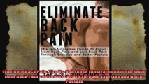 Eliminate Back Pain The NoNonsense Illustrated Guide to Relief from Back Pain and Low