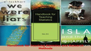 Handbook for Teaching Statistics and Research Methods PDF