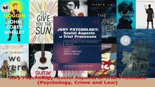 Jury Psychology Social Aspects of Trial Processes Psychology Crime and Law Download