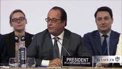 COP 21: Hollande salue la plus belle des révolutions (6MEDIAS)