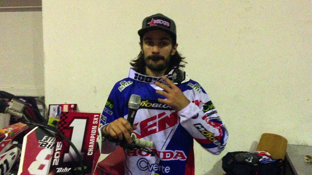 Interview Fabien Izoird, Champion SX Tour 2015 © Motoverte.com