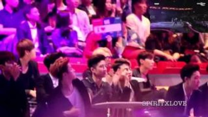 BTS & IKON Reaction to 2NE1 & CL [MAMA] 2015 Fancams Part 3
