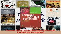 Download  Common SAP R3 Functions Manual Springer Professional Computing PDF Online