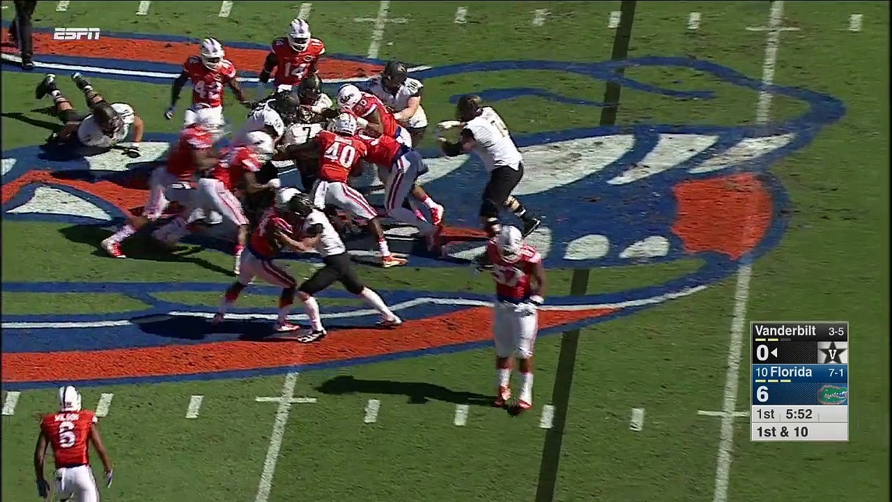 2015 Florida Defense vs. Vandy Every Snap