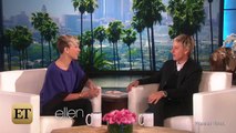 Chris Evans Scares Scarlett Johansson Silly on 'Ellen'