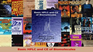 PDF Download  Basic HPLC and CE of Biomolecules PDF Online