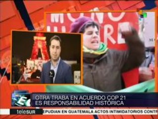 Ante falta de acuerdo vinculante, COP21 se extenderá