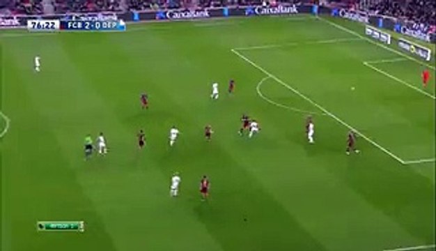 Lucas Perez Martinez Goal - Barcelona 2 - 1 Deportivo La Coruna - 12_12_2015 HD