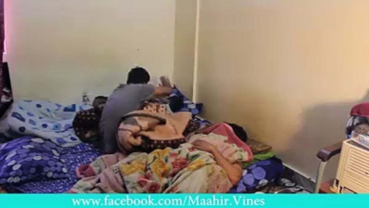 funny sleeping friends