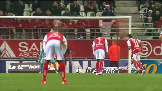 1-1 Diego Rigonato Rodrigues Penalty Goal France Ligue 1 - 12.12.2015, Stade Reims 1-1 OGC Nice