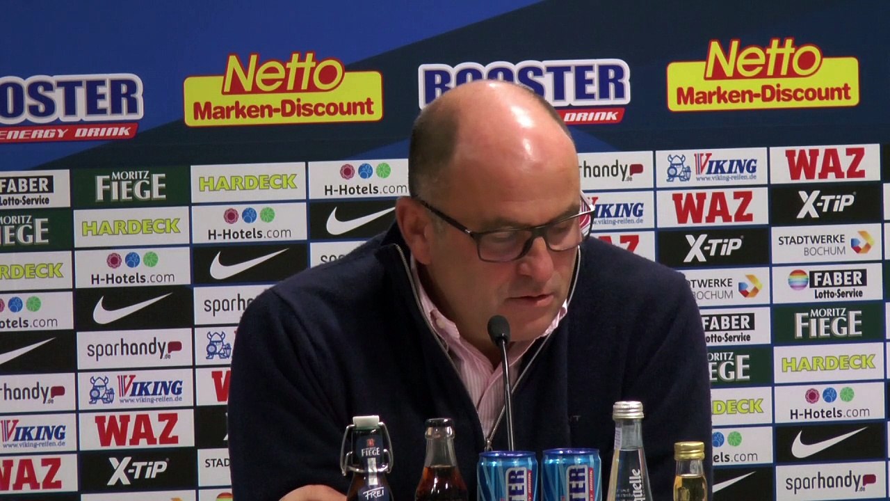 VFL Bochum Pressekonferenz XXL vor Braunschweig