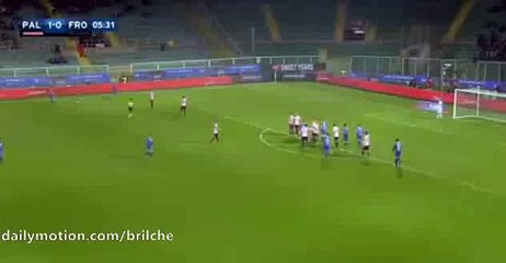 Edoardo Goldaniga Goal Palermo 1 - 0 Frosinone (Serie A) 2015