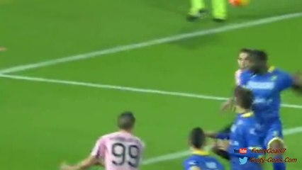 Edoardo Goldaniga Goal - Palermo vs Frosinone 1-0 (Serie A 2015)