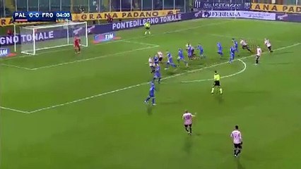 Edoardo Goldaniga Goal - Palermo 1 - 0 Frosinone 12/12/2015