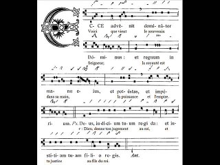 Introitus gregorian 'Ecce advenit', Epiphania Domini (Epiphanie du Seigneur)