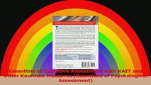 Essentials of Cognitive Assessment with KAIT and Other Kaufman Measures Essentials of PDF