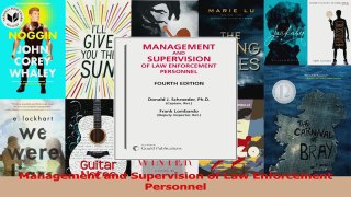 PDF Download  Management and Supervision of Law Enforcement Personnel Read Full Ebook