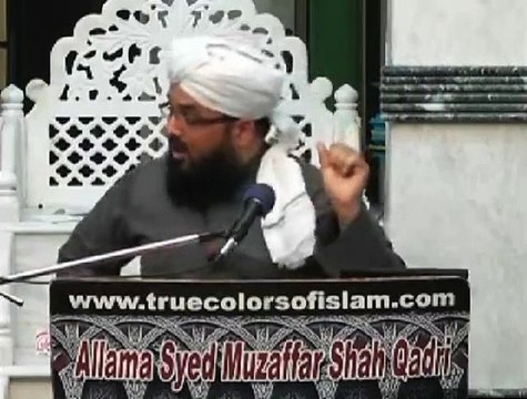 fitna pelaya kis ne aur fitny ko mitaya kis ne, Allama Syed Muzaffar Hussain Shah