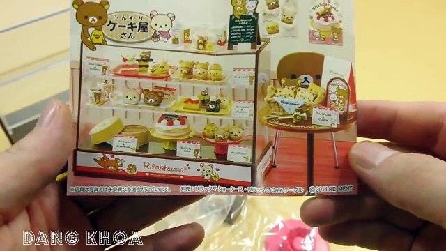 Đồ chơi của hàng bán bánh nước ngọt của chu gấu dễ thương Rilakkuma