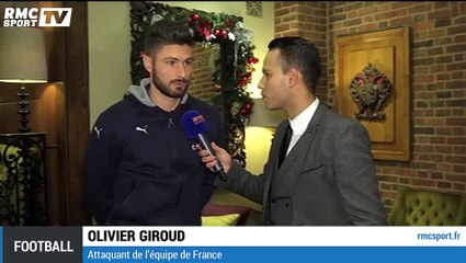 Exclu RMC Sport - Olivier Giroud réagit au tirage au sort de l'Euro 2016