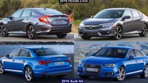 2016 Honda Civic Sedan Vs 2016 Audi A4 DESIGN