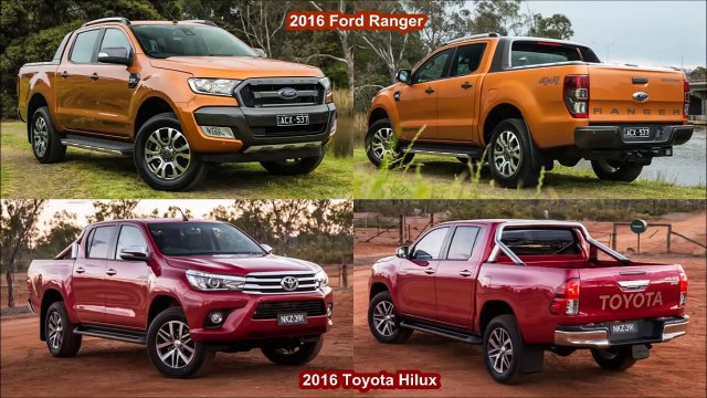 2016 Toyota Hilux Revo Vs 2016 Ford Ranger Wildtrak DESIGN!