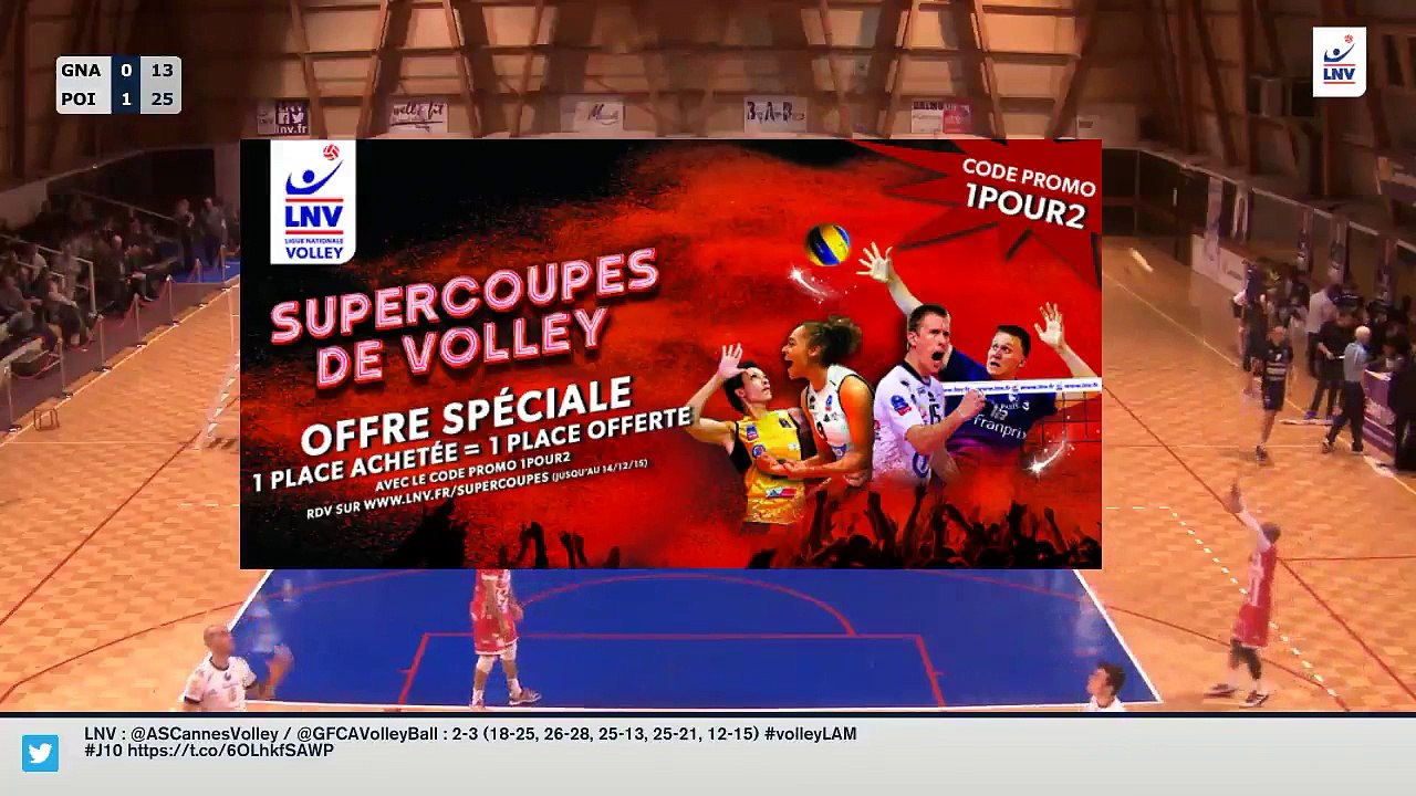 LAM : Nancy  / Poitiers - J10 - samedi 12 décembre (AUTO-RECORD) (2015-12-12 19:14:54 - 2015-12-12 21:21:45)