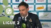 Conférence de presse Chamois Niortais - Tours FC (0-0) : Régis BROUARD (CNFC) - Marco SIMONE (TOURS) - 2015/2016