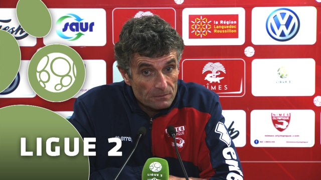 Conférence de presse Nîmes Olympique - Havre AC (2-2) : (NIMES) - Bob BRADLEY (HAC) - 2015/2016