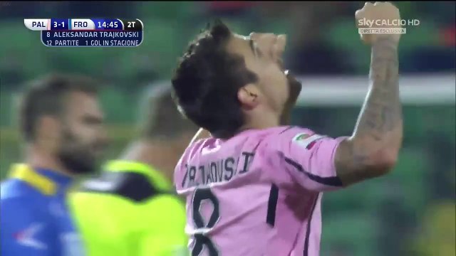 3-1 Aleksandar Trajkovski Goal Italy Serie A - 12.12.2015, US Palermo 3-1 Frosinone Calcio