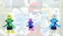 Smurfs Finger Family Song Daddy Finger Nursery Rhymes Bad Characters Full animated cartoon