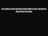 Esse Marcasite Sterling Silver Marcasite and Black Onyx Drop Earrings [PDF] Online