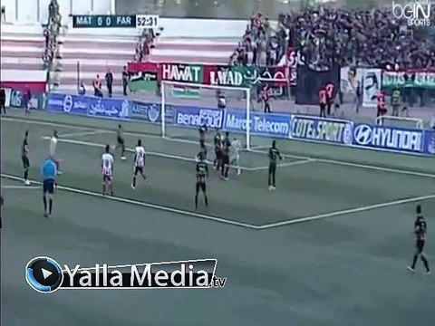 اهداف مباراة ( المغرب التطواني 1-1 الجيش الملكي ) البطولة الإحترافية إتصالات المغرب 2015/201