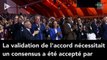Laurent Fabius annonce la validation de l'accord de Paris