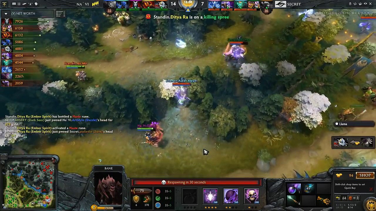 Na`Vi vs Team Secret game 1 Starladder Dota 2