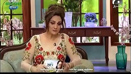 Look how bushra ansari dress up in morning show