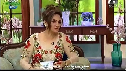 Look how bushra ansari dress up in morning show