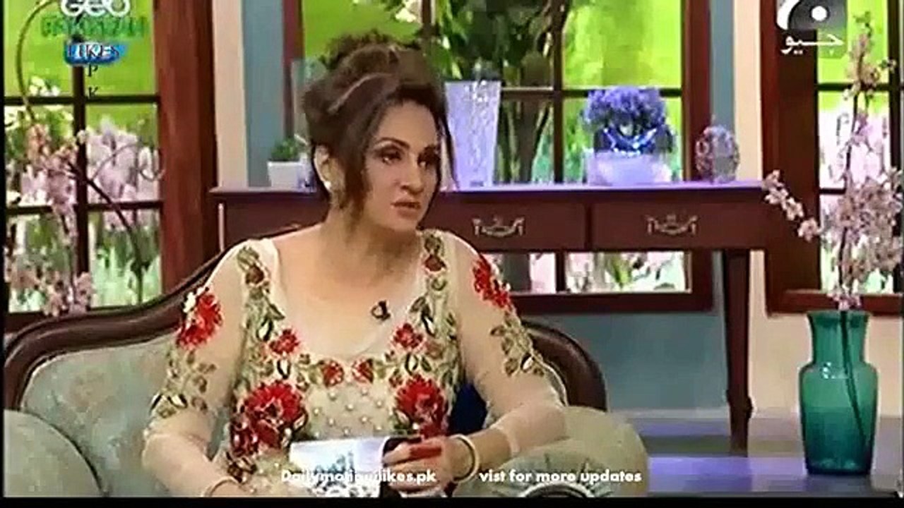 Look how bushra ansari dress up in morning show